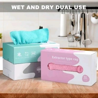 High Quality 20 In 1 Microfiber Reuseable Water Absorbing Cleaning Cloths For Kitchen, Household And Car (20pcs) 