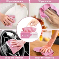 High Quality 20 In 1 Microfiber Reuseable Water Absorbing Cleaning Cloths For Kitchen, Household And Car (20pcs) 