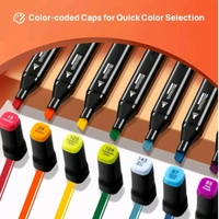 Premium 48 In 1 Dual Tip Smooth Multicolor Art, Drawing, Sketching Markers With Carrying Case (48 Colors)