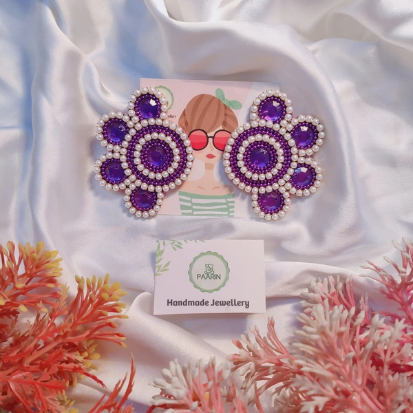 Half Flower  - Purple