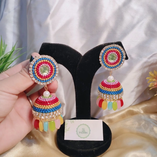 Multicolour Jhumka 