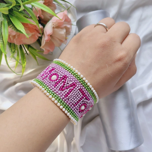 Mom To Be Kada  - Yellow, Pair, 2.4
