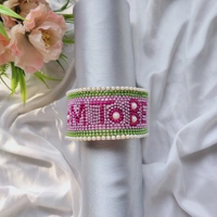 Mom To Be Kada  - Yellow, Pair, 2.4
