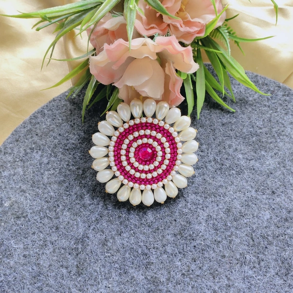 Sunflower Ring - Pink Flamingo