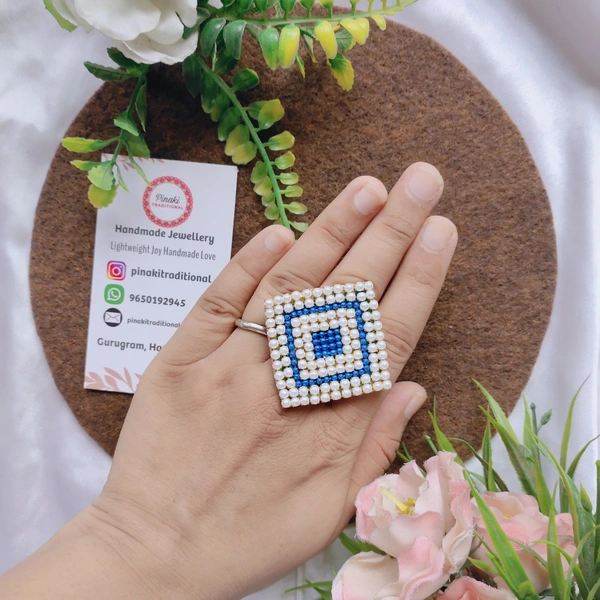 Milky Ring   - Blue