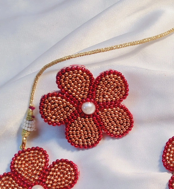 Floral Ring  - Web Orange