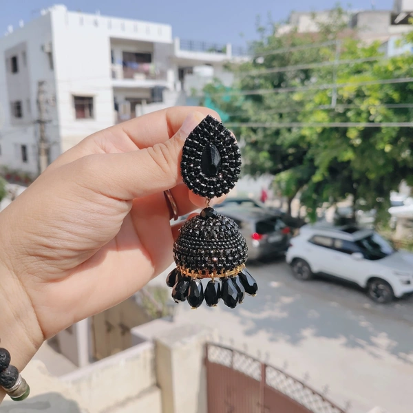 Black Jhumka  - Black
