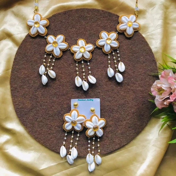 Shell Flower Set - Gold