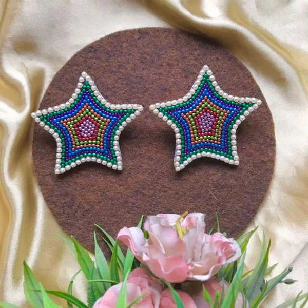 Star Hair Clips  - Blue
