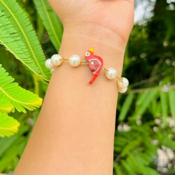 Bird Bracelet  - White