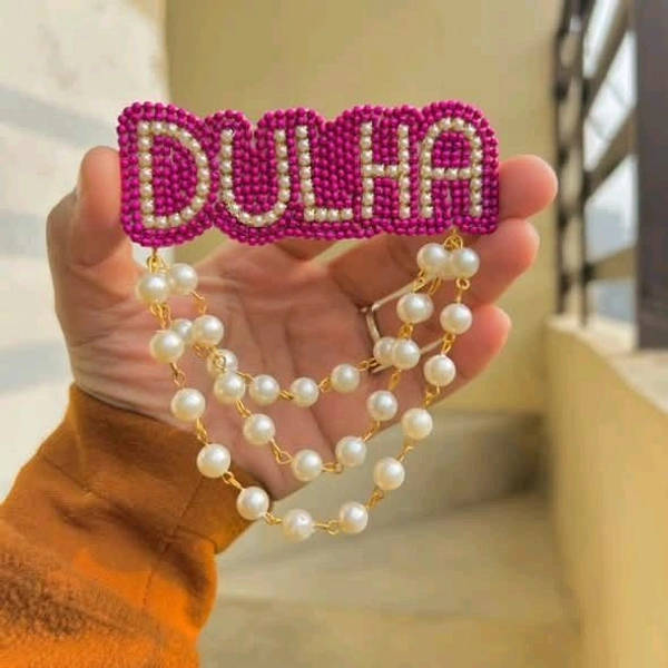 Dulha Brooch  - Pink
