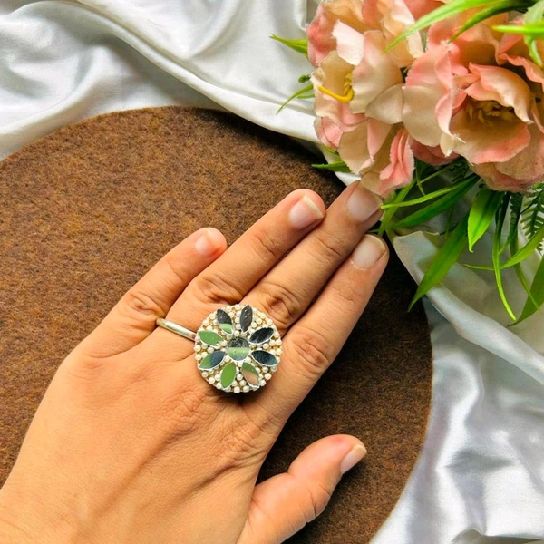 Aadya Ring - White