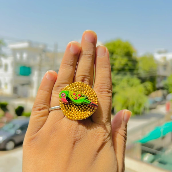 Parrot Ring - Green