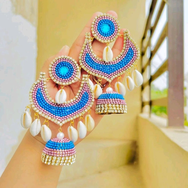 Moh Jhumka  - pink