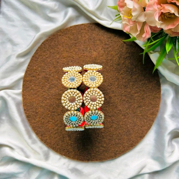 Mirror Kada - White, Pair