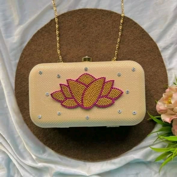 Kamal Clutch  - Gold