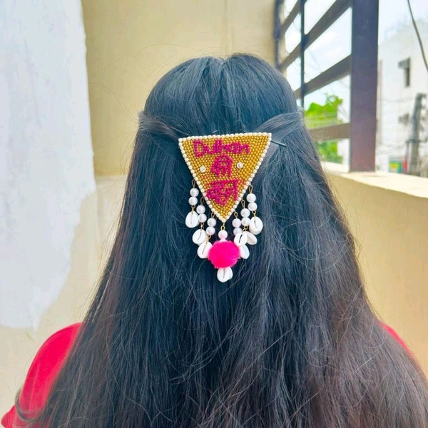 Dulhan Ki Bhen Hair Pin  - Gold