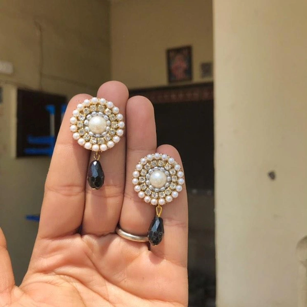 Shini Studs - White