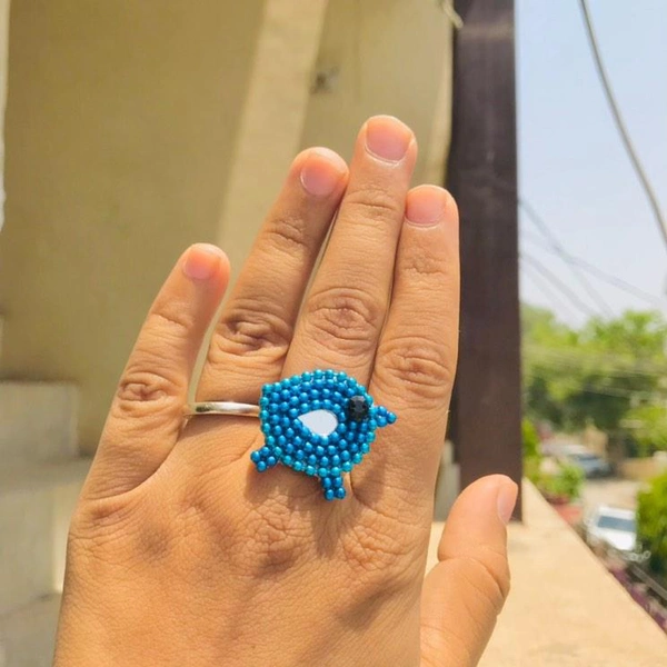 Bird Ring - Blue