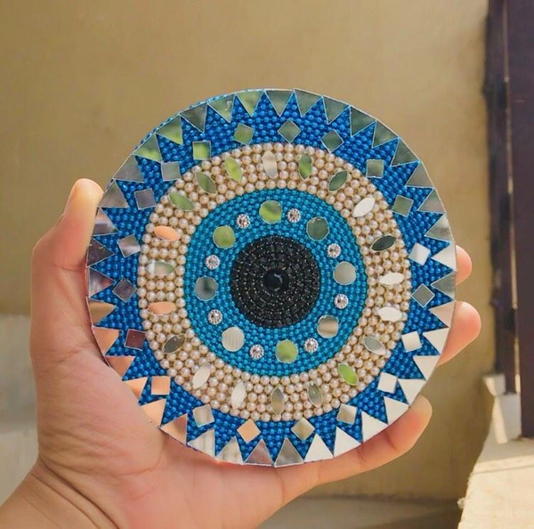 Evil Eye Wall Decor - Blue, 5 Inch