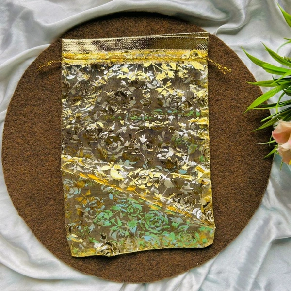Gift Bag - Gold, 6x8 Inch