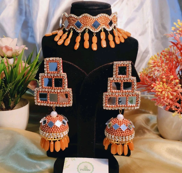 Darpana Set  - Web Orange