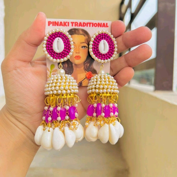 Prem Jhumka - pink