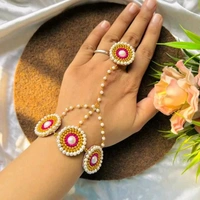  Drape Hathphool - Gold, Pair
