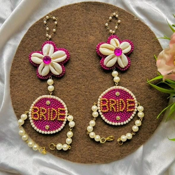 Bride Hathphool - pink, Pair