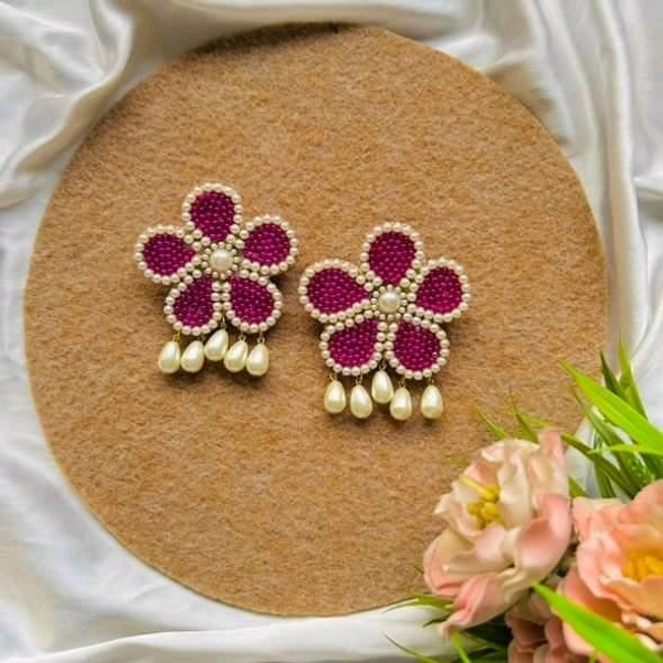 Floral - dark pink