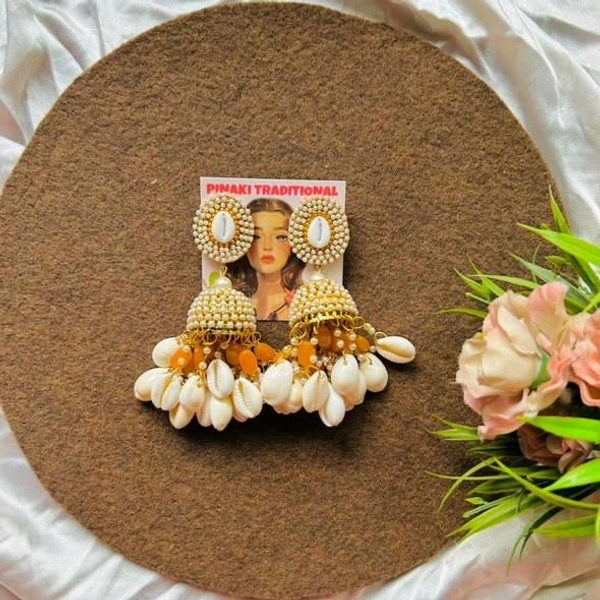 Prem Jhumka - White