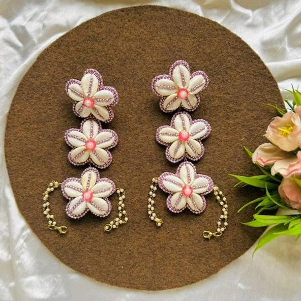 Royal Hathphool - Light pink, Pair