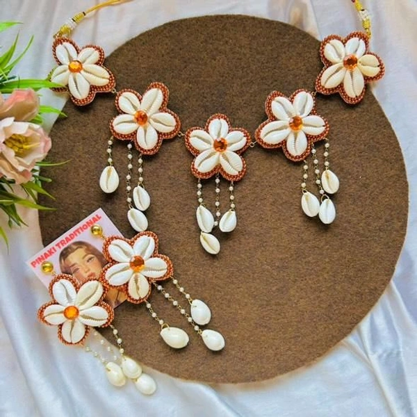 Shell Flower Set - orange