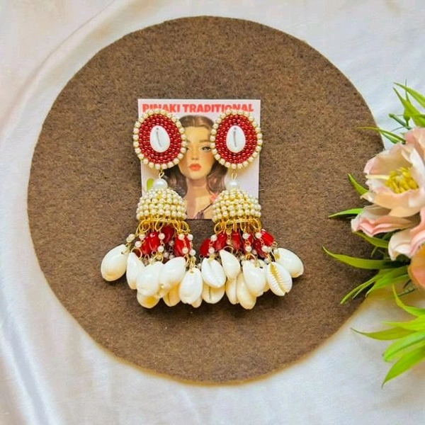 Prem Jhumka - Red