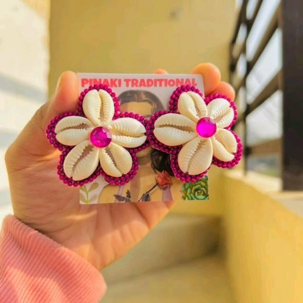 Mini Shell Flower  - Pink