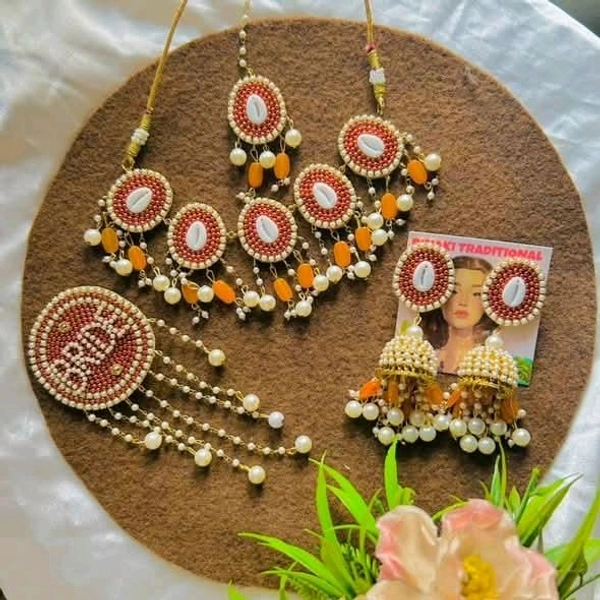Prem Set Pearl - orange