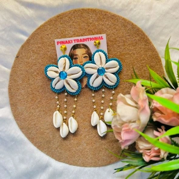 Shell Flower  - Blue