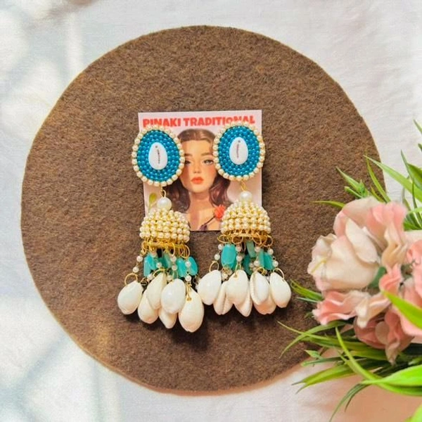 Prem Jhumka - light blue