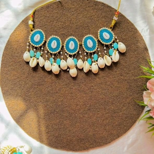 Prem Necklace  - light blue