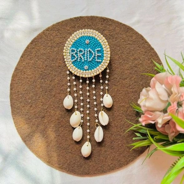 Bride Hair Pins - light blue