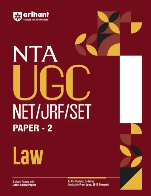 Arihant Publications India Limited Arihant Nta UGC
Net/ Jrf/ Set Paper-2 Law (English, Paperback, 
Sharma Vivek)
