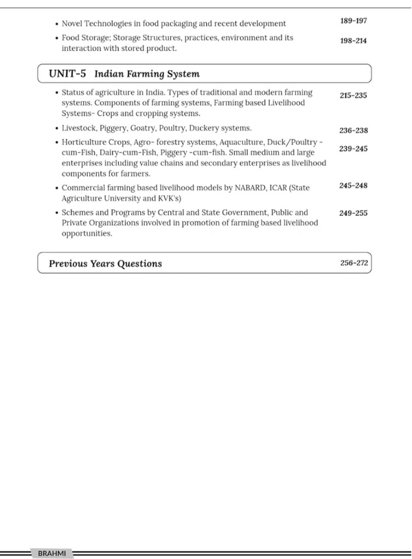Brahmi Publication  MPPSC Food Safety Officer Book 2025 (English medium),Unit 1 to 10 |MPPSC FSO
