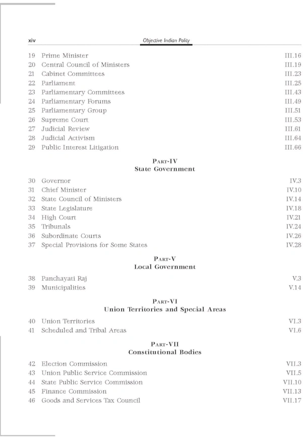 M LAXMIKANT M Laxmikanth
Objective Indian Polity (English), 2e by M Laxmikanth for UPSC CSE Prelims 2025-26 | 13 new chapters | 1650 Topicwise Practice Questions covering the entire syllabus | 10 Model Test Papers