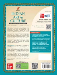 Ias Nitin Singhania Indian Art and Culture (English), 5e by Nitin Singhania (IAS) for UPSC CSE 2025-26 | Colourful Book | Exclusive access to McGraw Hill edge online platform: 10 Supplementary topics, Practice tests & Preparation strategy
