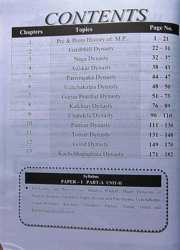 Nirman Ias Nirman IAS History & Major Dynasties of Madhya Pradesh | MPPSC Mains Exam Paper-1, Part-A, Unit-2 | New Syllabus Edition | English Medium | By Sanjay Gupta