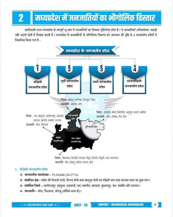 Champion Squre Coaching MPPSC Pre Unit 10 | Madhya Pradesh ki Janjatiyan(Tribes of MP) Unit 10 | рдордзреНрдп рдкреНрд░рджреЗрд╢ рдХреА рдЬрдирдЬрд╛рддрд┐рдпрд╛рдВ | MP Tribes Book in Hindi for MPPSC Pre | Champion Square books | Nitya Publication