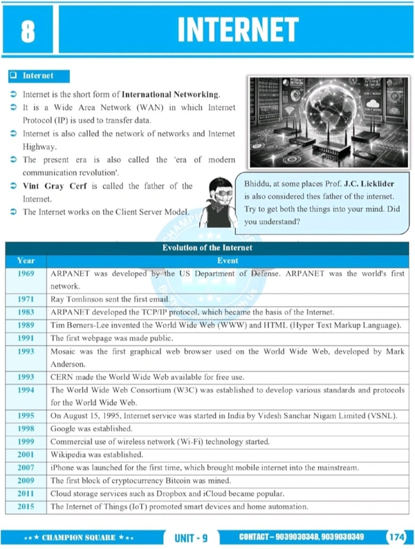 Champion Squre Coaching MPPSC Prelims Unit-9 | Information & Communication Technology (ICT) Book | Updated Theory + Objective Questions | English Medium | Champion Square
10 December 2024
