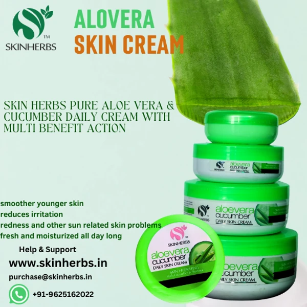 SKINHERBS SKIN HERBS ALOE CUCUMBER CREAM - 100ml