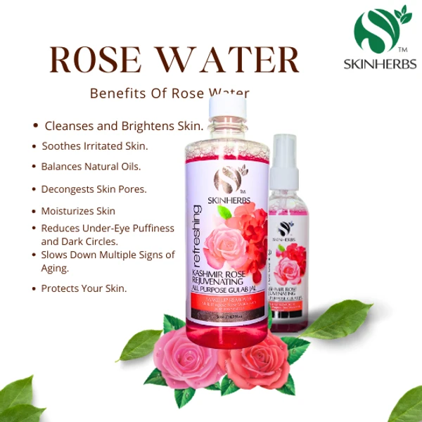 SKINHERBS Skin Herbs Rose Water 500ml - 100ml