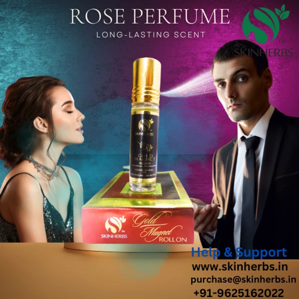 Skin Herbs Gold Magnet roll On Perfume   - 2ml